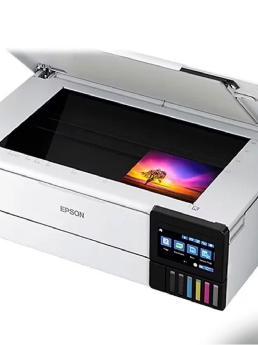 Epson Photo Printer - White with Color Ink Tanks